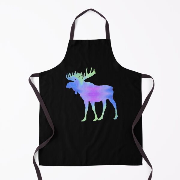 Item preview, Blue Green Purple Galaxy Moose V2 designed and sold by FaithAndForest.