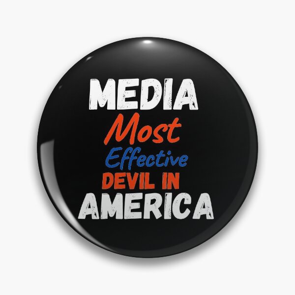 Item preview, Media Most Effective Devil In America designed and sold by PrintexDesigns.