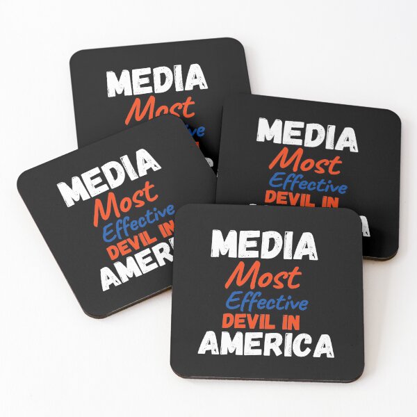 Item preview, Media Most Effective Devil In America designed and sold by PrintexDesigns.