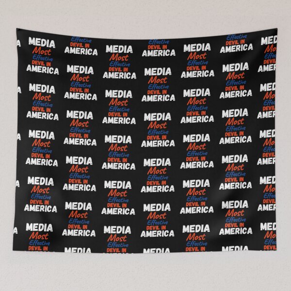 Item preview, Media Most Effective Devil In America designed and sold by PrintexDesigns.