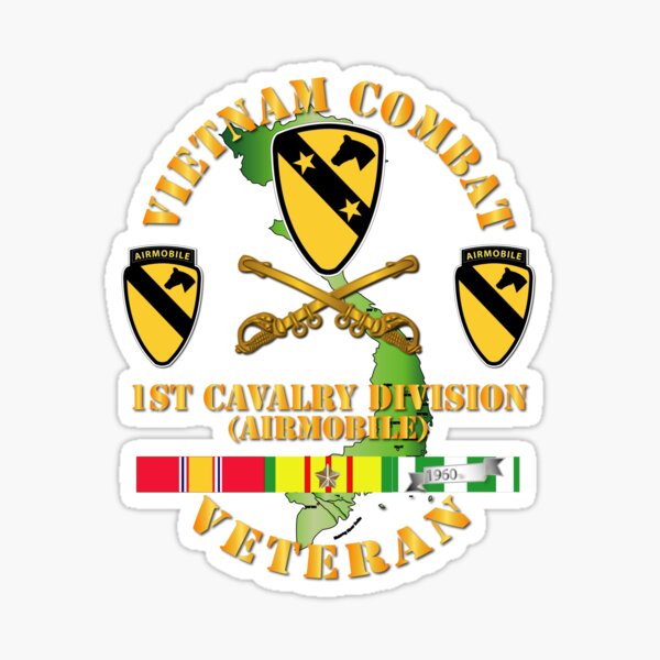 Item preview, Army - Vietnam Combat Veteran w 1st Cav DUI designed and sold by Military Insignia Products.