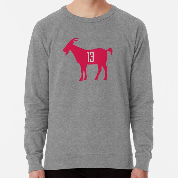 HOU GOAT - 13 - white Lightweight Sweatshirt