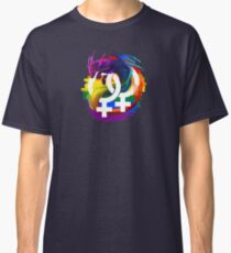 Lesben Stolz Drachen Classic T-Shirt