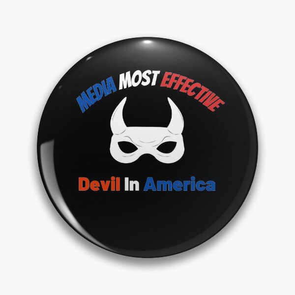 Item preview, Media Most Effective Devil In America designed and sold by PrintexDesigns.