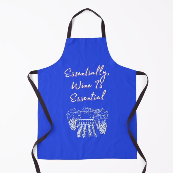 Item preview, Essentially, Wine Is Essential White designed and sold by Lowdown Designs.