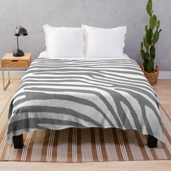 Item preview, Gray Zebra Stripes Pattern designed and sold by Design Minds Boutique.