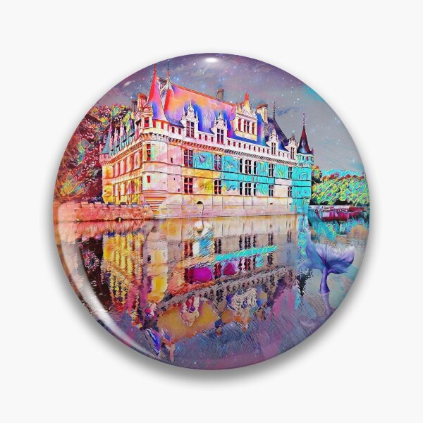 Item preview, Magnificent Château of Azay-le-Rideau designed and sold by EkaArtShop.