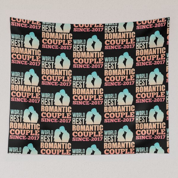 Item preview, World Best Romantic Couple Since  2017-Romantic designed and sold by KGN  CREATIVITY.