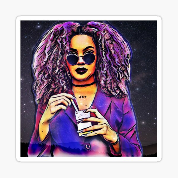 Item preview, Galaxy Art Smoke Alt Black Girl designed and sold by KuroiFND.
