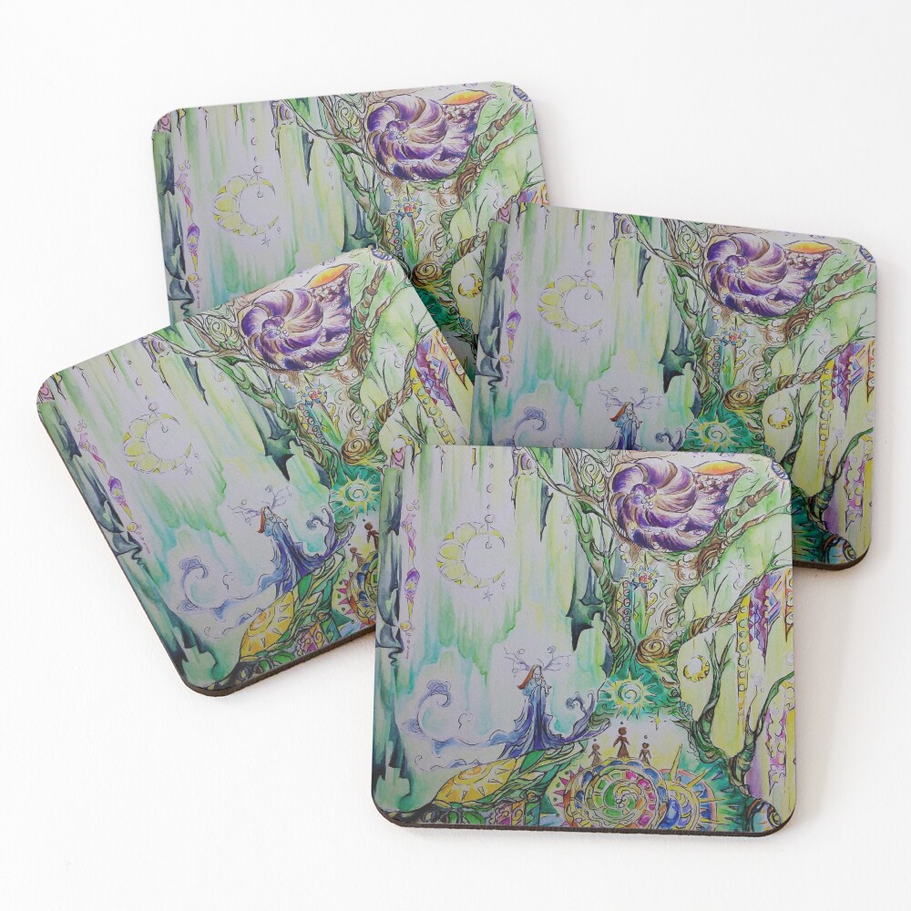 Item preview, Coasters (Set of 4) designed and sold by PowderEva.