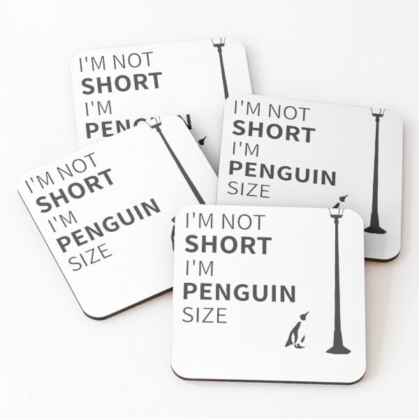 Item preview, I'm Not Short I'm Penguin Size. designed and sold by Loyaltees Apparel.