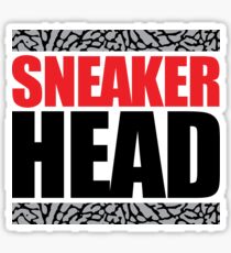 Sneaker Head Elephant Sticker