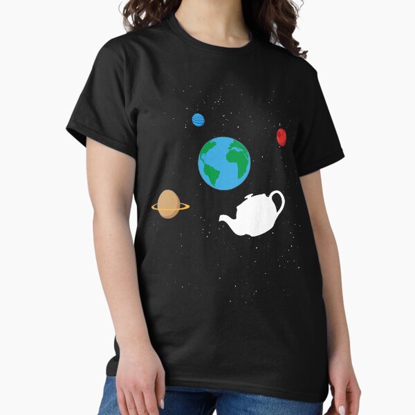 Item preview, Russells Teapot in our solar system - Philosopher Gift designed and sold by The Philosopher's Shirt.