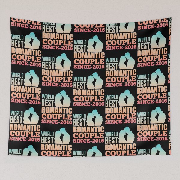 Item preview, World Best Romantic Couple Since  2016-Romantic designed and sold by KGN  CREATIVITY.