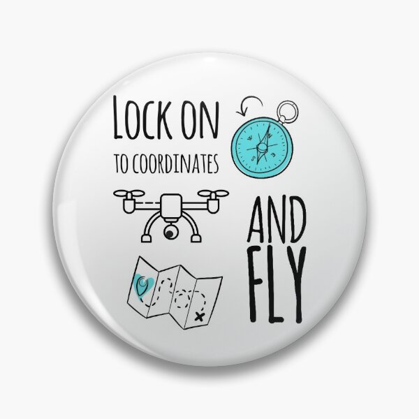 Item preview, Funny Drone Pilot T-Shirt 'Lock On To Coordinates And Fly' designed and sold by funpix-shop.