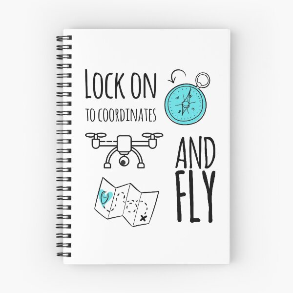 Item preview, Funny Drone Pilot T-Shirt 'Lock On To Coordinates And Fly' designed and sold by funpix-shop.