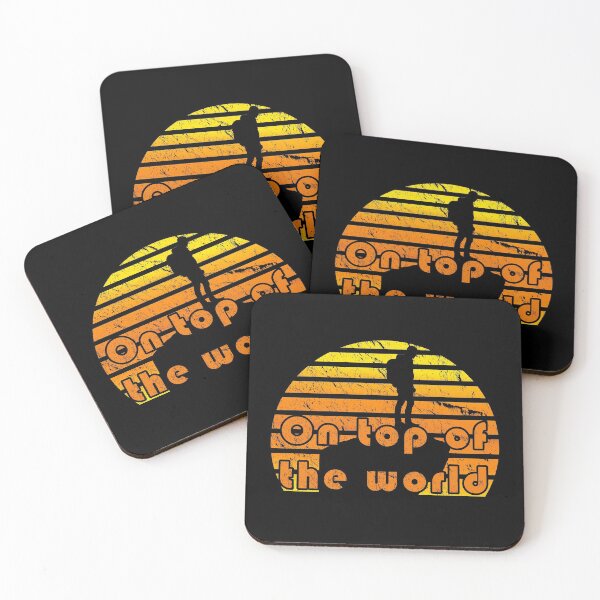 Item preview, On Top of the World - Hiking Sunset (Inlay)  designed and sold by TKsTees.