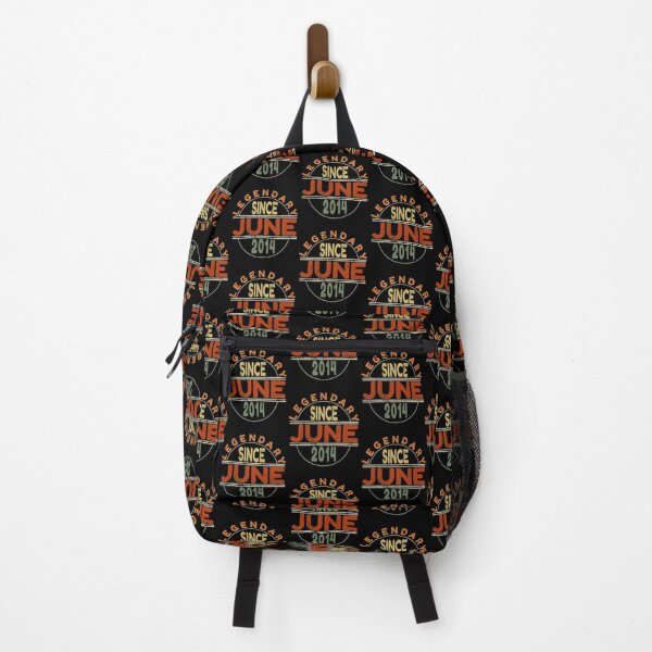 Vintage Retro 9th Birthday - Legendary Since June 2014 Backpack