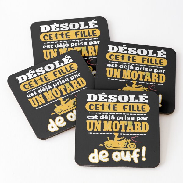 Item preview, Désolé Fille Prise Par Un Motard de Ouf | Biker Couple Gift designed and sold by MyLifeStyleShop.