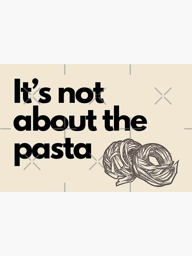 "It’s not about the pasta James Kennedy Vanderpump rules Lisa Vanderpump" Sticker by shayberry