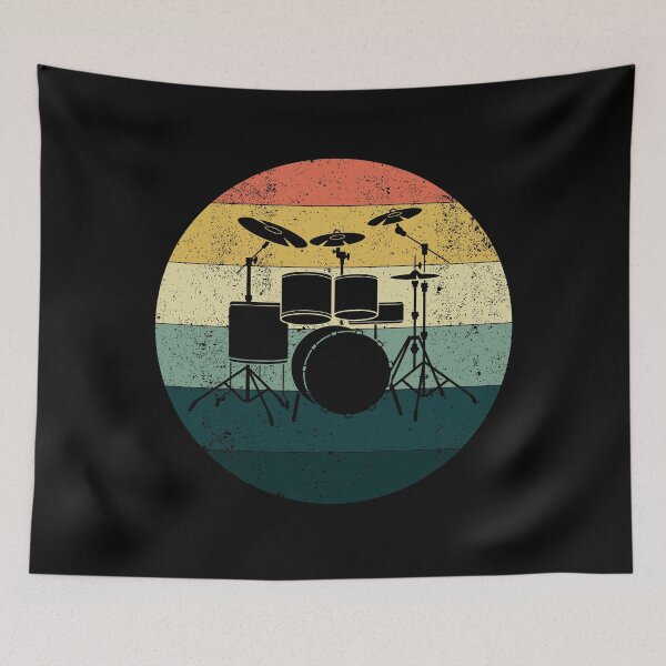 Item preview, Retro Style Drum - Drummer designed and sold by meedTee.
