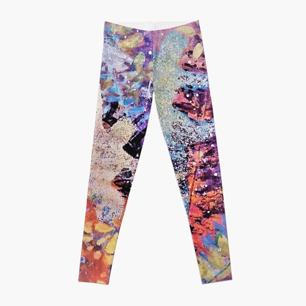 Dancer and yellow butterfly Leggings