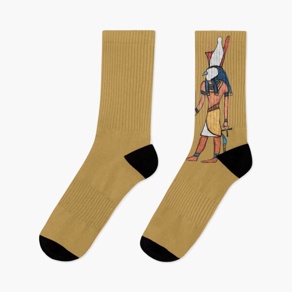 Item preview, Ancient Egyptian God Horus Watercolor Painting designed and sold by WatercolorStore.
