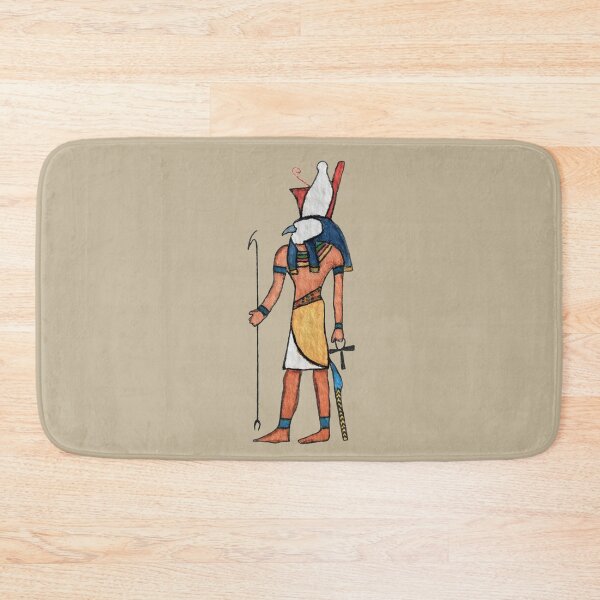 Item preview, Ancient Egyptian God Horus Watercolor Painting designed and sold by WatercolorStore.