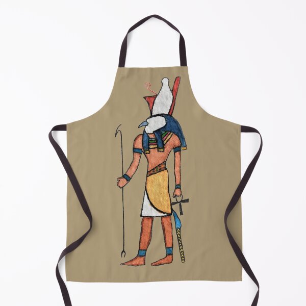 Item preview, Ancient Egyptian God Horus Watercolor Painting designed and sold by WatercolorStore.