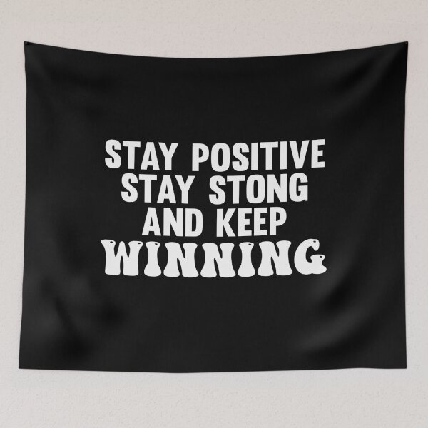 Item preview, Inspirational Words About Life Stay Positive designed and sold by jacks-tees.