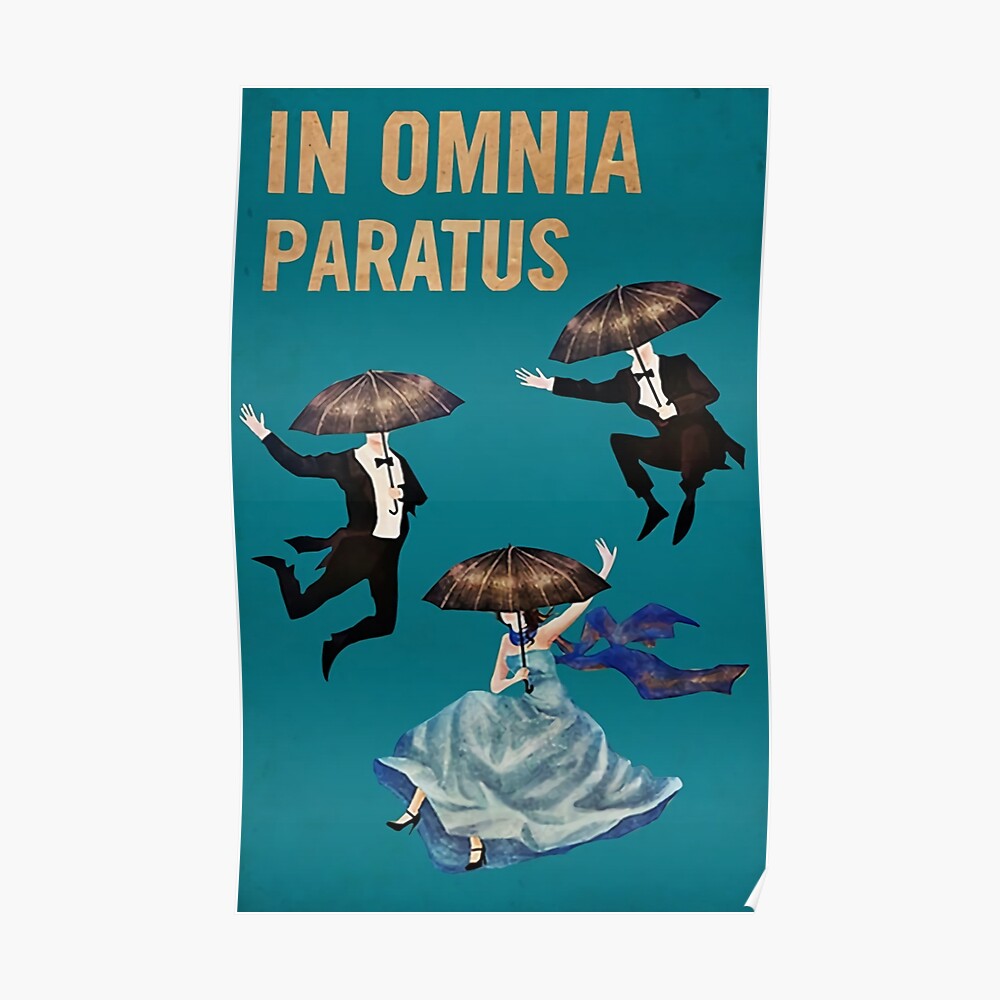In Omnia Paratus Vintage Sticker By Seanb8 Redbubble