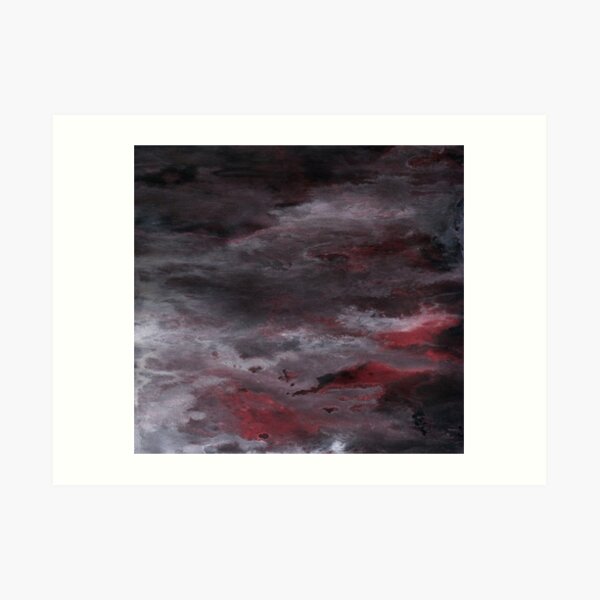 Sea of Blood, Leaden Sky Art Print