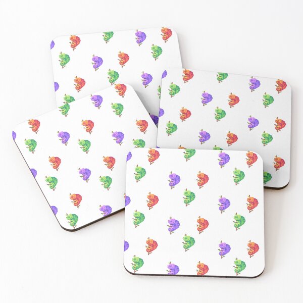 Item preview, Colorful iguanas set designed and sold by Vaishnavi Deo.