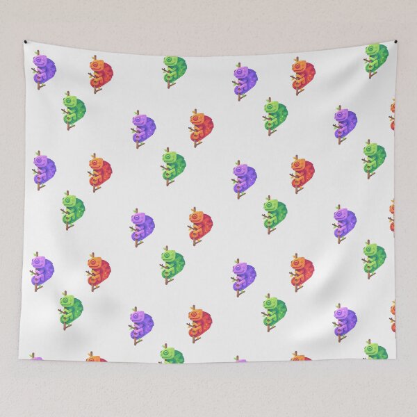 Item preview, Colorful iguanas set designed and sold by Vaishnavi Deo.