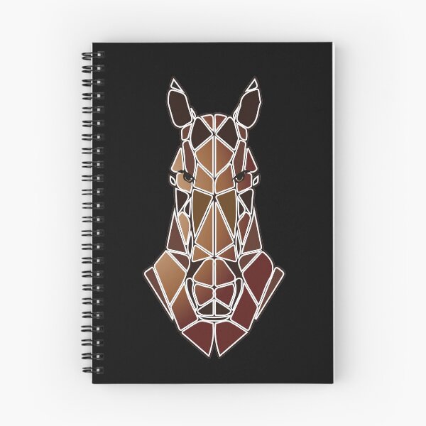 Item preview, Horse horse head polygon - Icelandic horse equestrian rider designed and sold by Lenny Stahl.