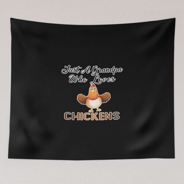 Item preview, Just A Grandpa Who Loves Chickens / Chickens Girls / Funny Gift Ideas For Chickens Lover designed and sold by biigshow.