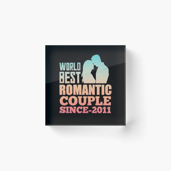 Item preview, World Best Romantic Couple Since  2011-Romantic designed and sold by KGN  CREATIVITY.