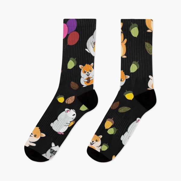 Item preview, Hamster with Acorns and Almonds designed and sold by Soumita.