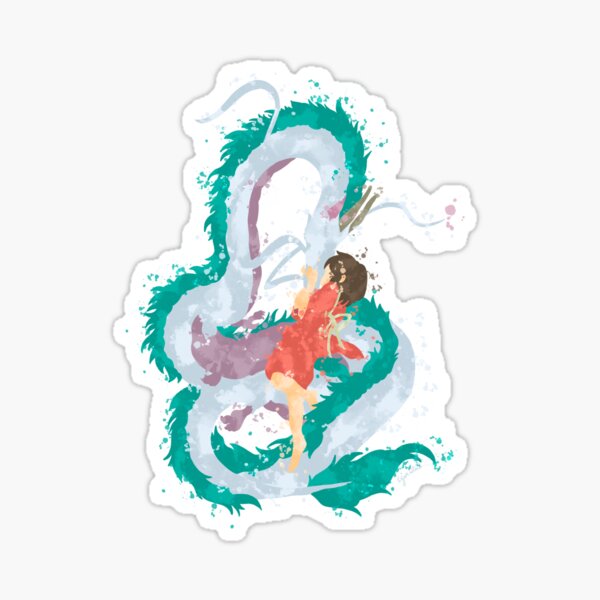 L'amour d'une fille et son esprit d'eau Sticker