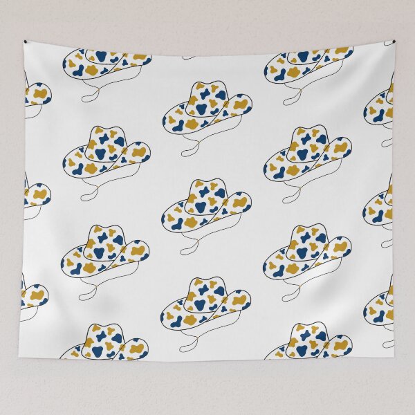 Item preview, Quinnipiac cowboy hat (white background)  designed and sold by lizashubaderov.