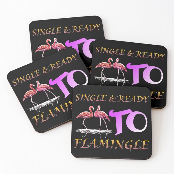 Item preview, Single And Ready To Flamingle designed and sold by Magic-Offers.
