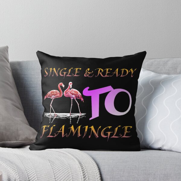Item preview, Single And Ready To Flamingle designed and sold by Magic-Offers.