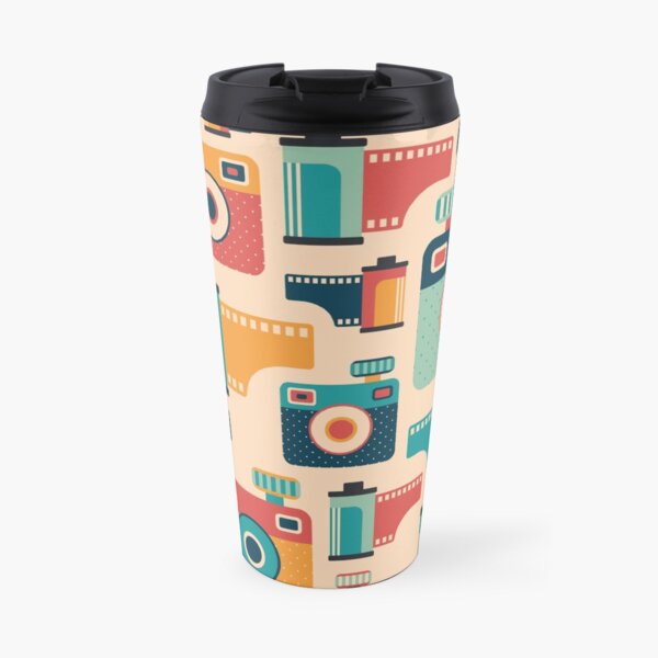 Film Rolls and Cameras Travel Mug