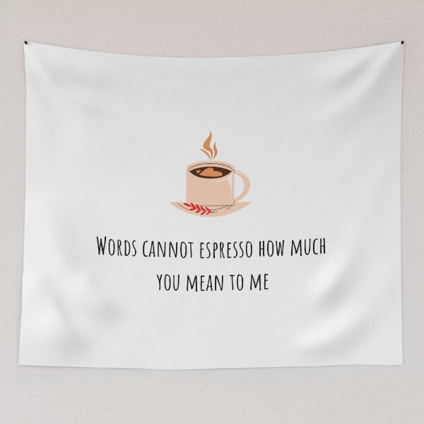 Item preview,  Valentine's Day Espresso Coffee pun designed and sold by L1 Creations.