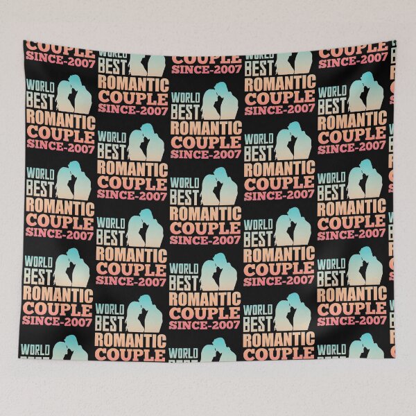 Item preview, World Best Romantic Couple Since  2007-Romantic designed and sold by KGN  CREATIVITY.