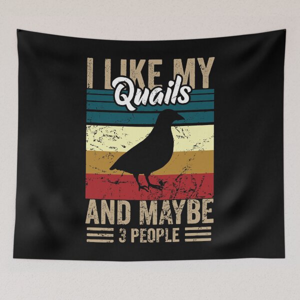 Item preview, I like my quails and maybe 3 people designed and sold by noahs-shop.