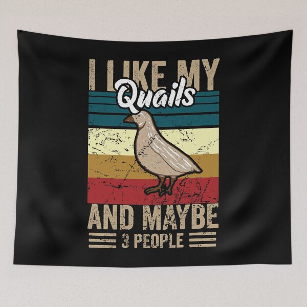 Item preview, I like my quails and maybe 3 people designed and sold by noahs-shop.