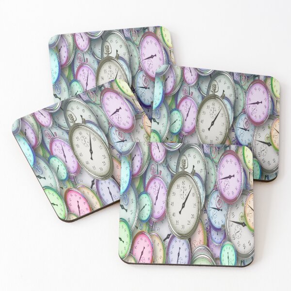 Item preview, Colorful pattern clock designed and sold by Motivationftp.