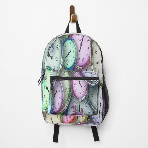 Item preview, Colorful pattern clock designed and sold by Motivationftp.