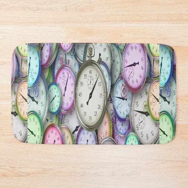 Item preview, Colorful pattern clock designed and sold by Motivationftp.